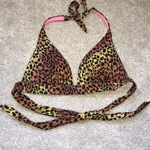 Victoria’s Secret leopard swimsuit top